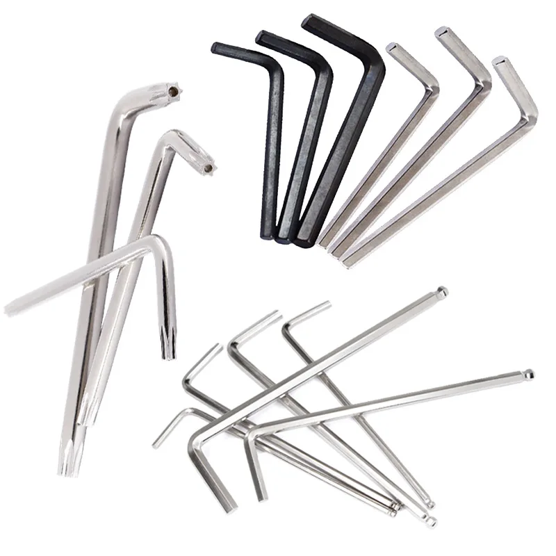 U Shape Allen Key Allen Wrench L Shaped Hex Wrench Key Spanner Metric Ball Point Hex ...