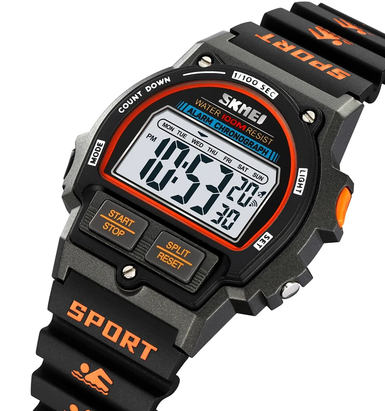 Skmei Digital Lazada Skmei Skmei Digital Dial PU Strap Watch For