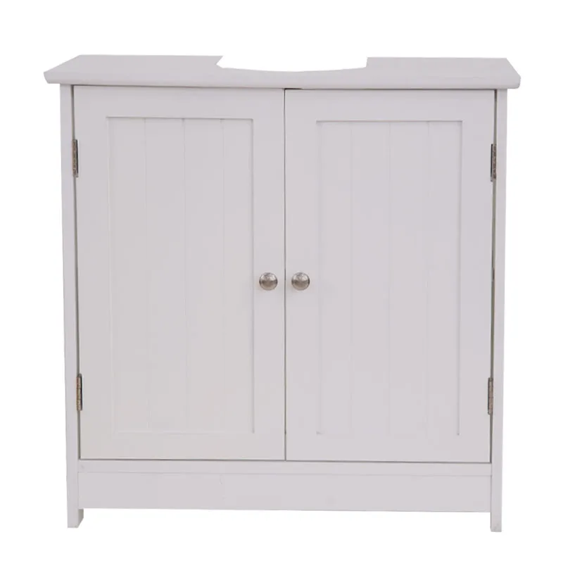 Cheap French Modern Wooden Bathroom Cabinets With Two doors Bathroom Sink Storage Cabinet