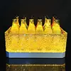 24 Bottles - White Base Diamond Pattern (RGB Color Changing)