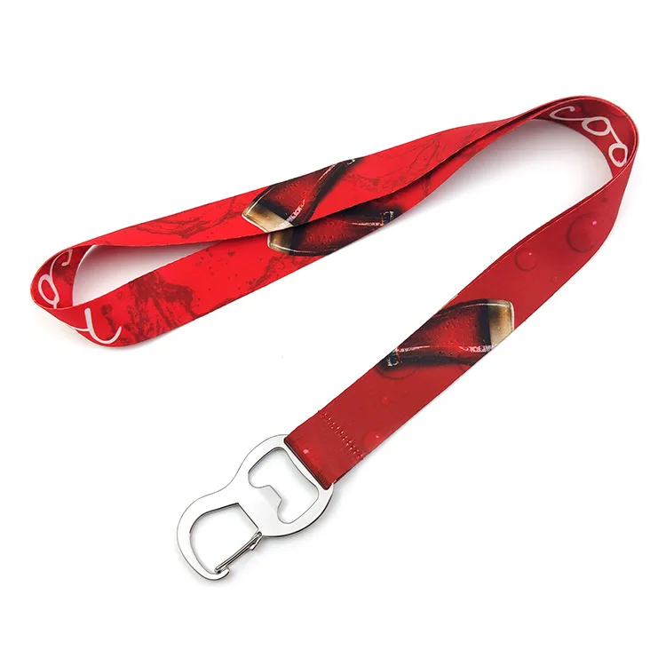 Customized Designer Lanyards Bottle Opener Lanyard With Promotional