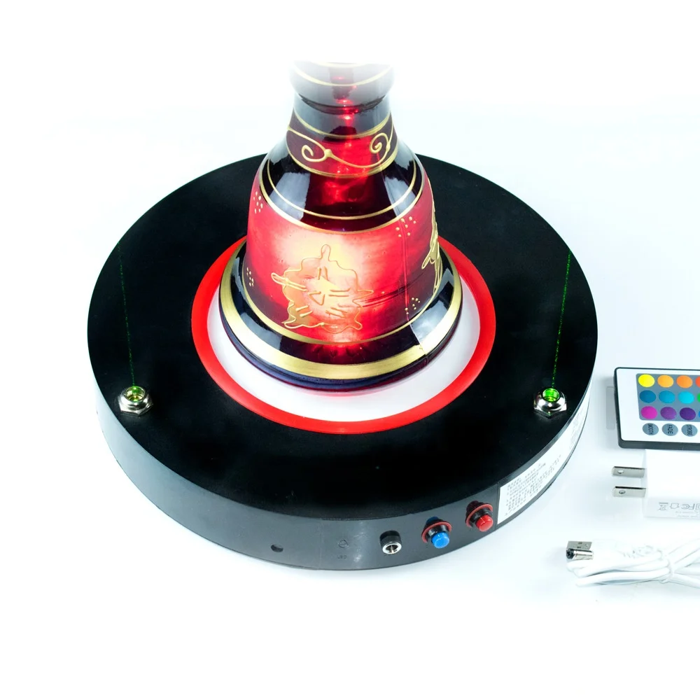 Colorful LED Laser Base Lamp for Club/Bar/Wine Display Shisha Hookah Remote Control Lacquer Finish Light Base