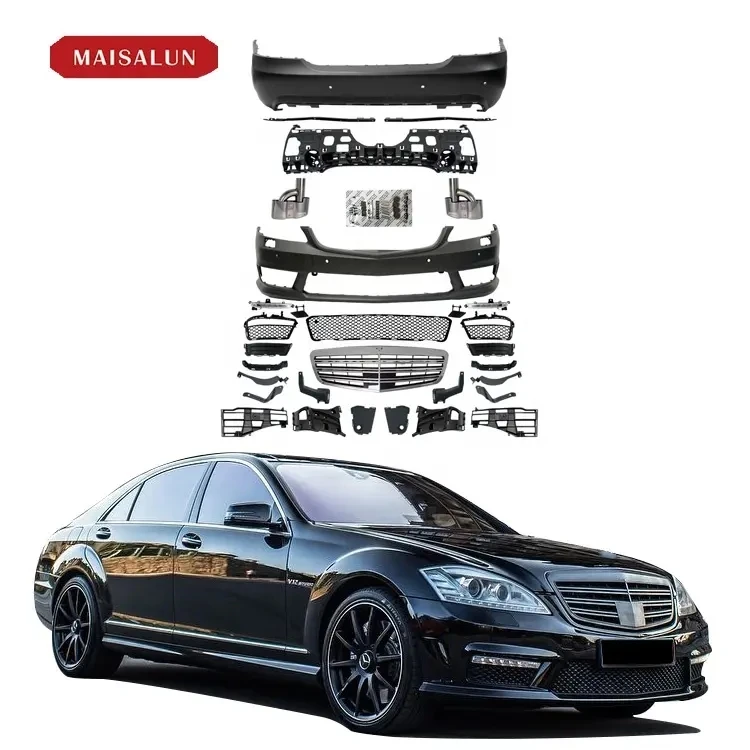 2007-2013 Mercedes Benz S Class W221 S63/S65 AMG Style Front 