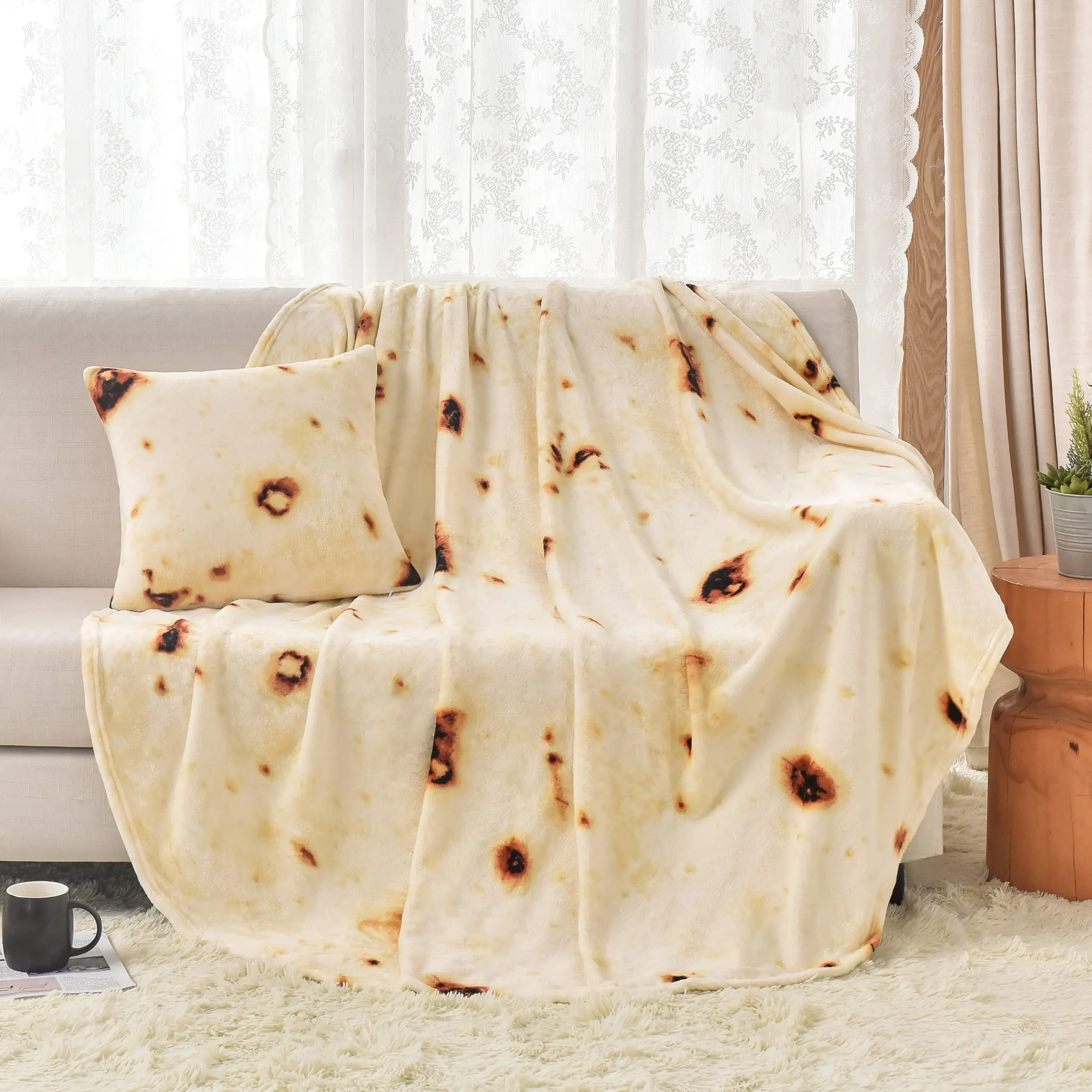 Good Price Burrito Tortilla Double Sided Giant Soft Round Tortillas