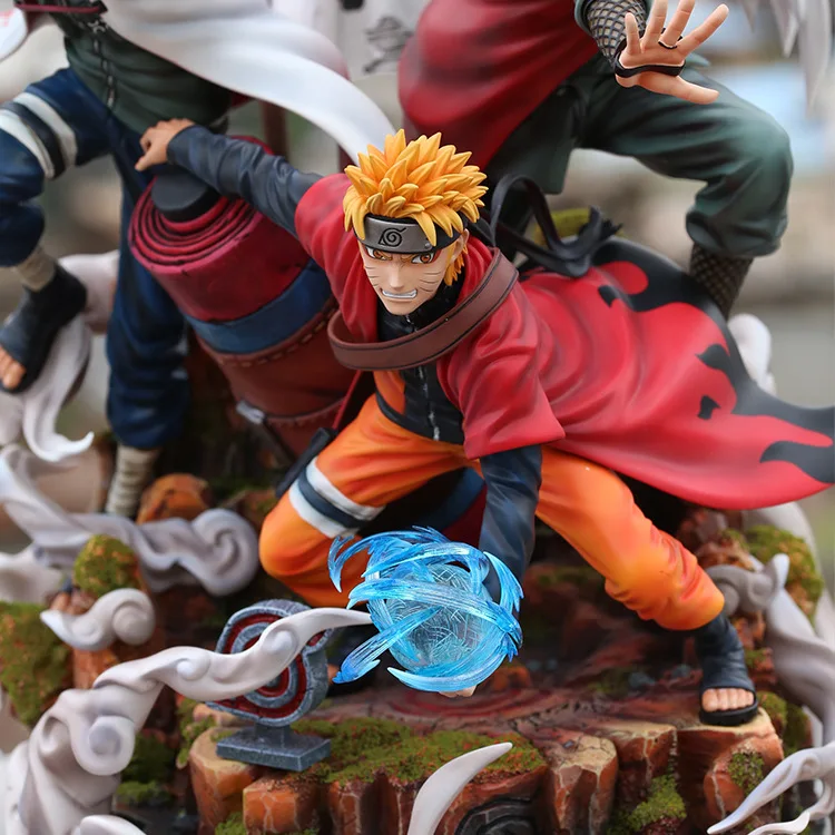 Japan Hokage Minato Jiraiya Uzumaki Big Size 41cm Gk Pvc Toy Wholesale ...