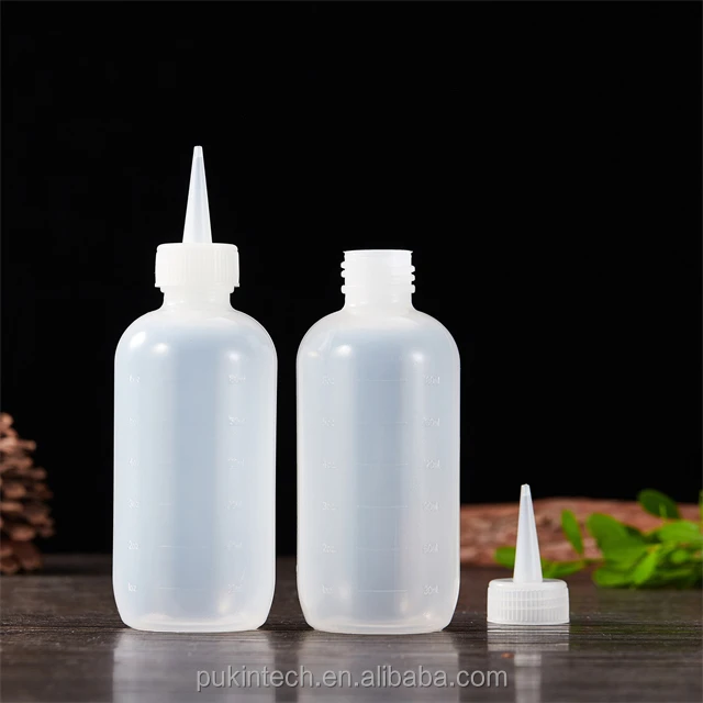 4oz 6oz Ldpe Soft Plastic Squeeze Bottle For Conditioner Hair Dye With