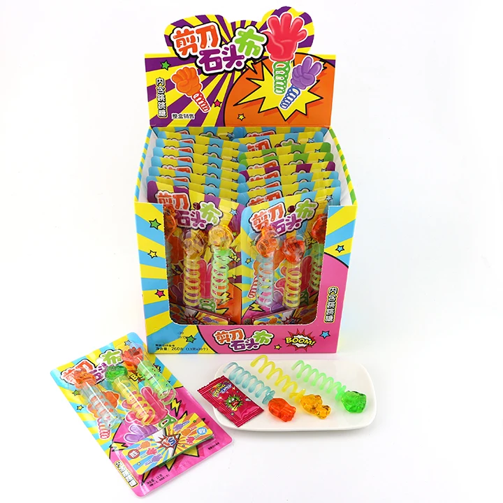 Scissors stone cloth gummy
