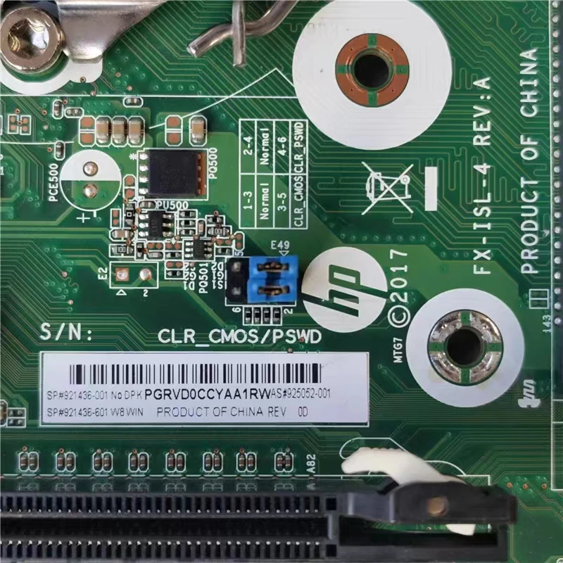 Desktop Motherboard Mainboard Use for 280 288 G3 290 G1 Mt FX-ISL-4 Board 921256-001 921436-001