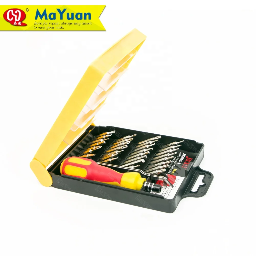 32 в 1 Набор сменных точных ручных отверток с пинцетом