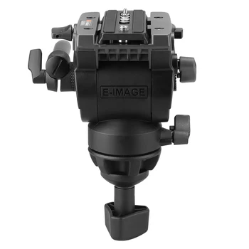 E-IMAGE GH04 New  75mm Dual-base Video Tripod Fluid Head With Bowl Base detail image