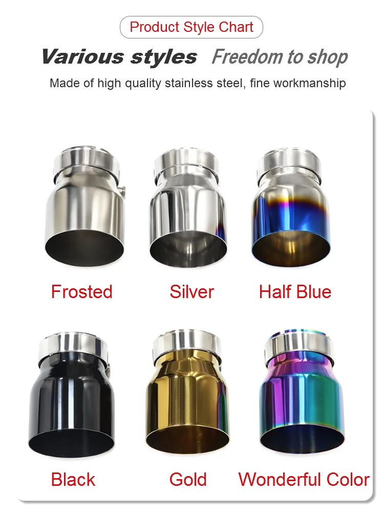 Sypes 4 Pieces Stainless Steel Exhaust Tips For Bmw F87 M2 F80 M3 F82