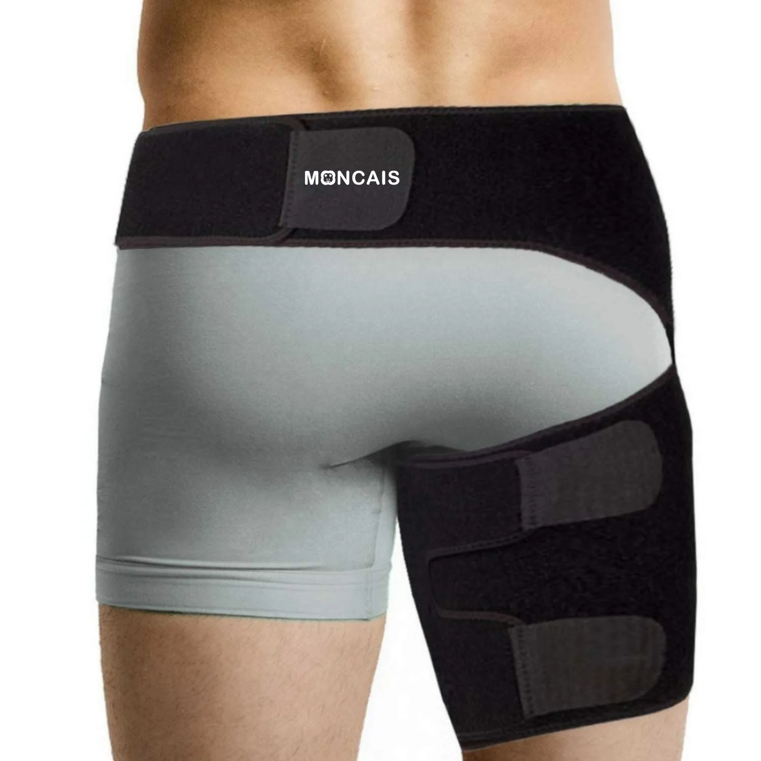 Compression Brace for Hip Sciatica Nerve Pain Relief Thigh Hamstring, Quadriceps, Hip Strap Sciatica Brace SI Belt for Men Women
