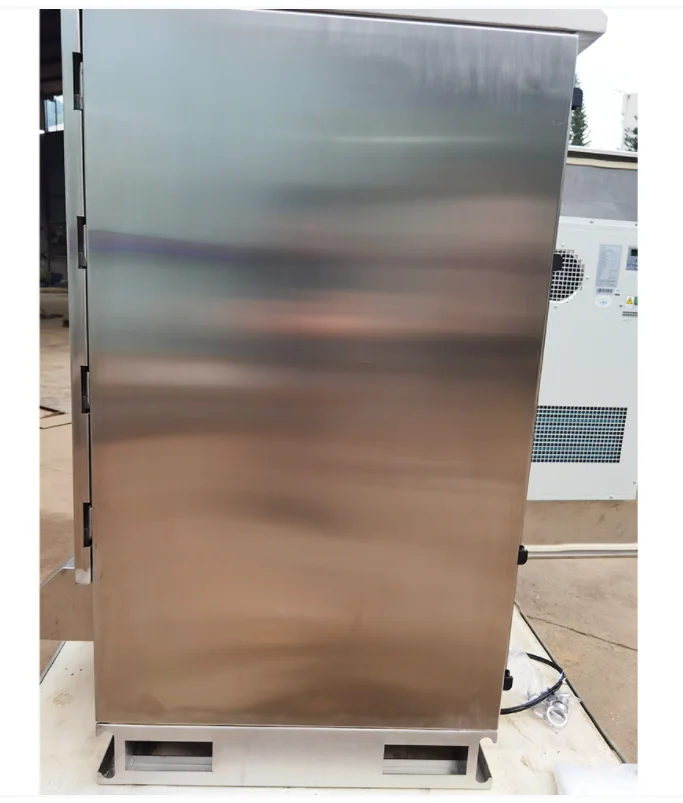 OEM Customized Stainless Steel SS316 Marine Outdoor Telecom Storage Cabinet With Air Conditioner Coo(图3)