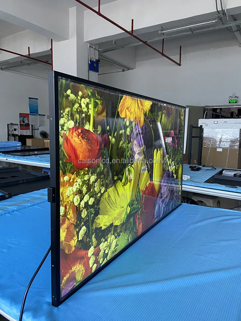 43 inch lcd panel digital signage and display lcd touch screen android 12 advertising high brightness display digital signage details