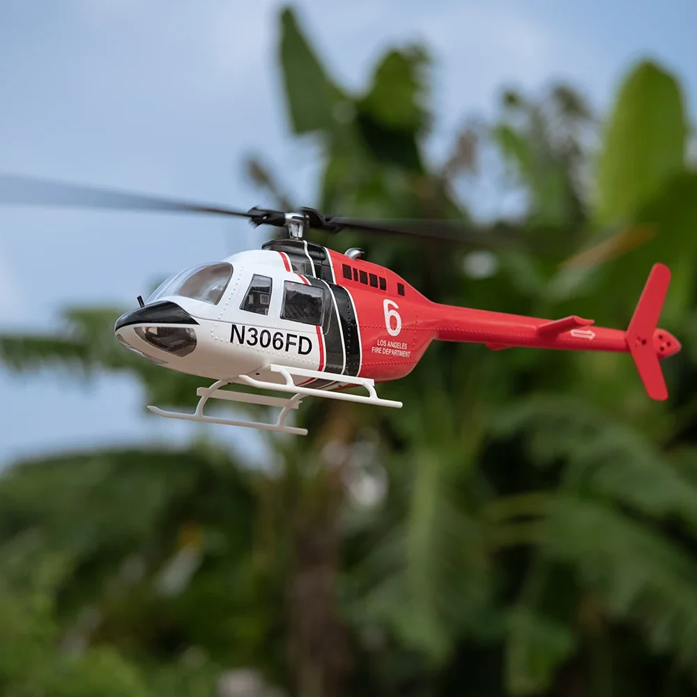 Fly Wing Bell 206 V3 RTF Helicopter - 6 Channel, 1:16 Scale