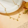 Gold with life of tree necklace