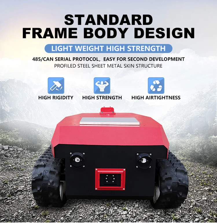 Customized Green Color Tins-13 agriculture robot ground unmanned vehicle with CE certificate and good price