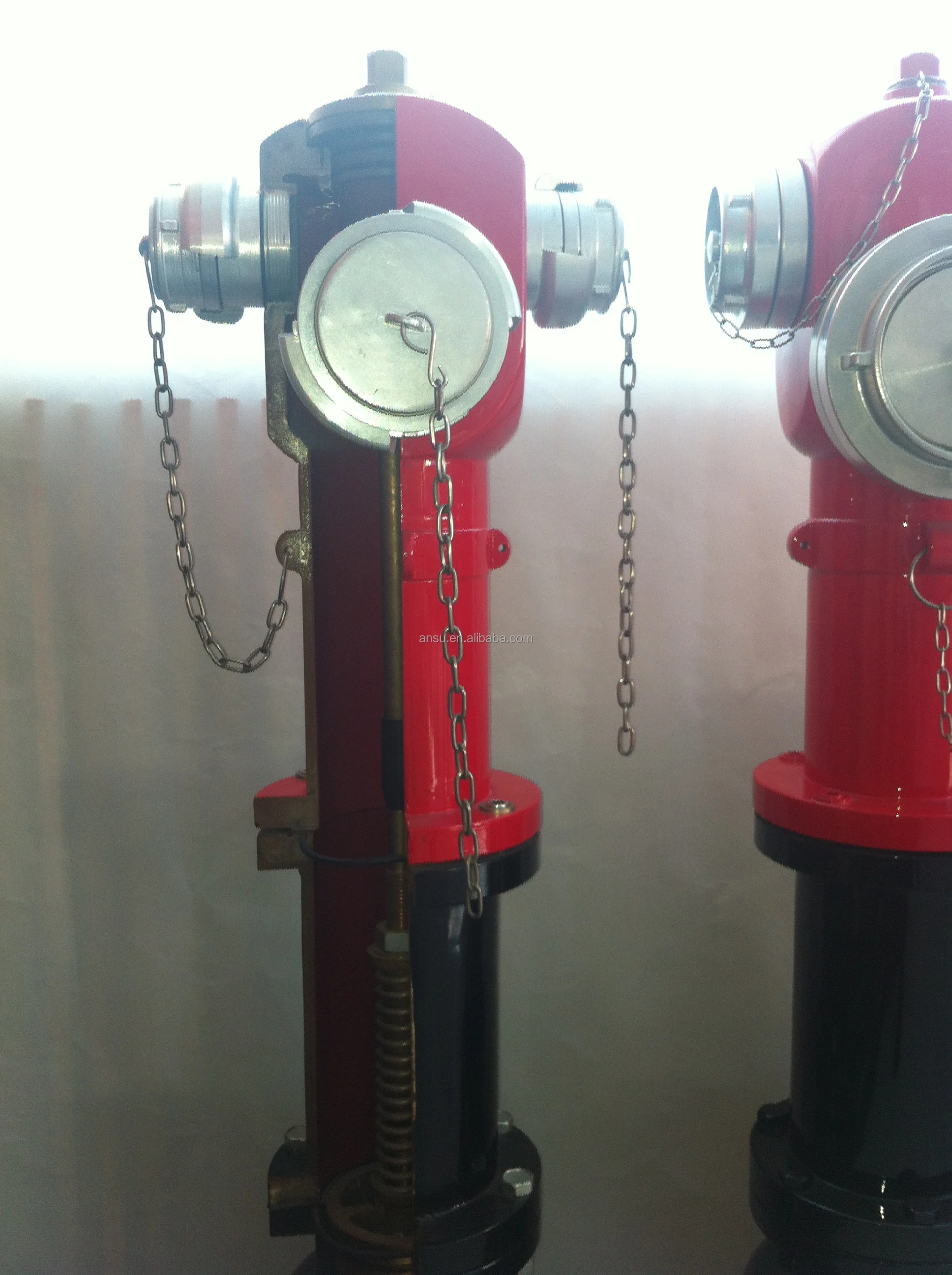 2ways,3ways Fire Fighting Hydrant With Valves 4'' 6'' Fire Fighting