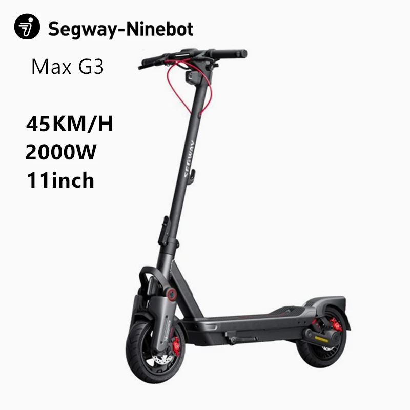 Original Ninebot by Segway Max G3 Electric Scooter 11 Inch Foldable Skateboard 45km/h Smart KickScooter