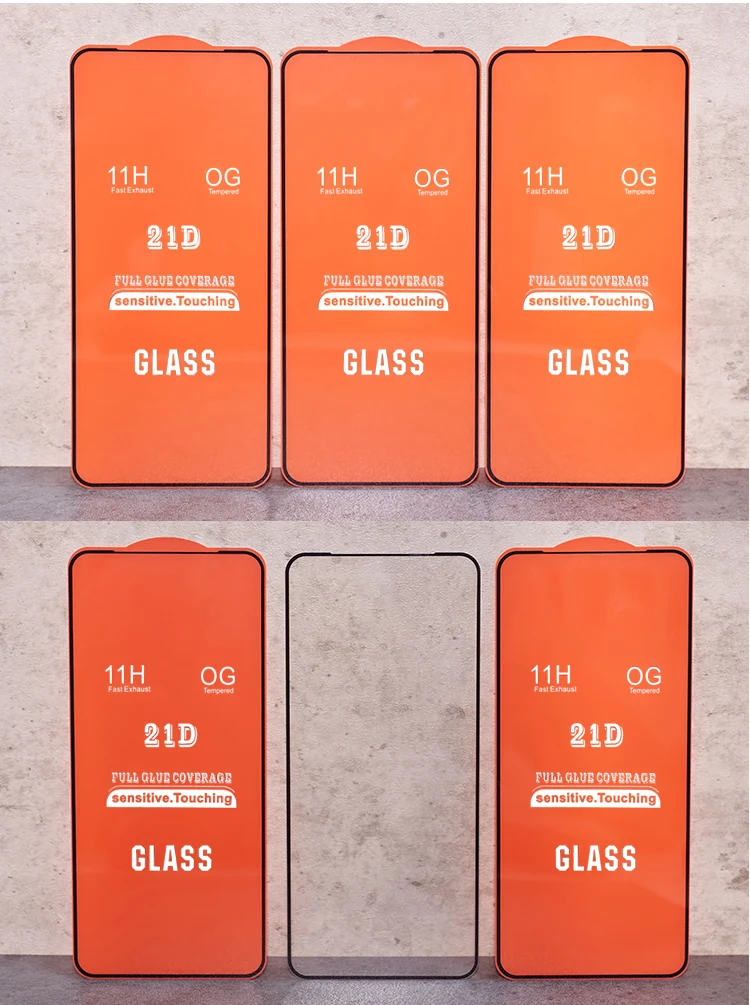 21D Screen Protector for Iphone Tempered Glass for Cell Phone
