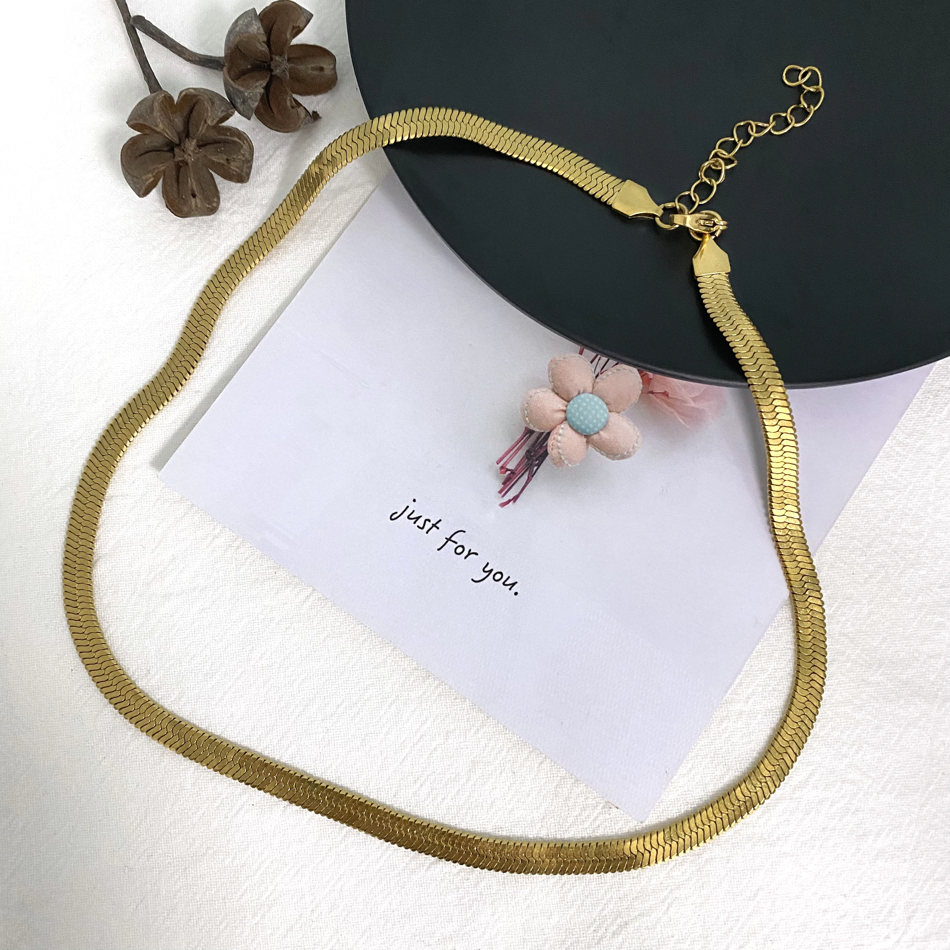 Buy Herringbone Chains,Snake Choker 
