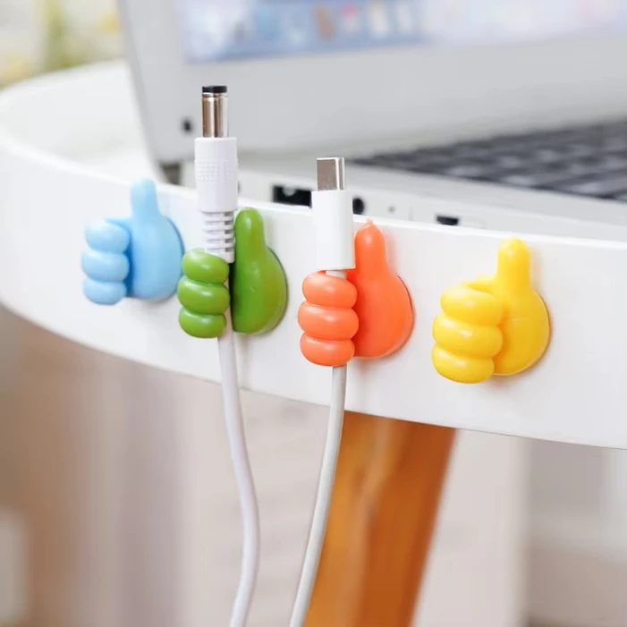 Thumbs-up Adhesive Wall Hook & Key Holder