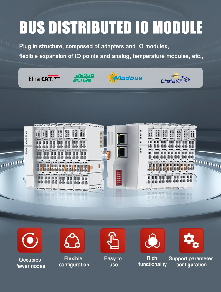 Ethercat Io Module Modbus Analog Input Io Module Input and Output for ...