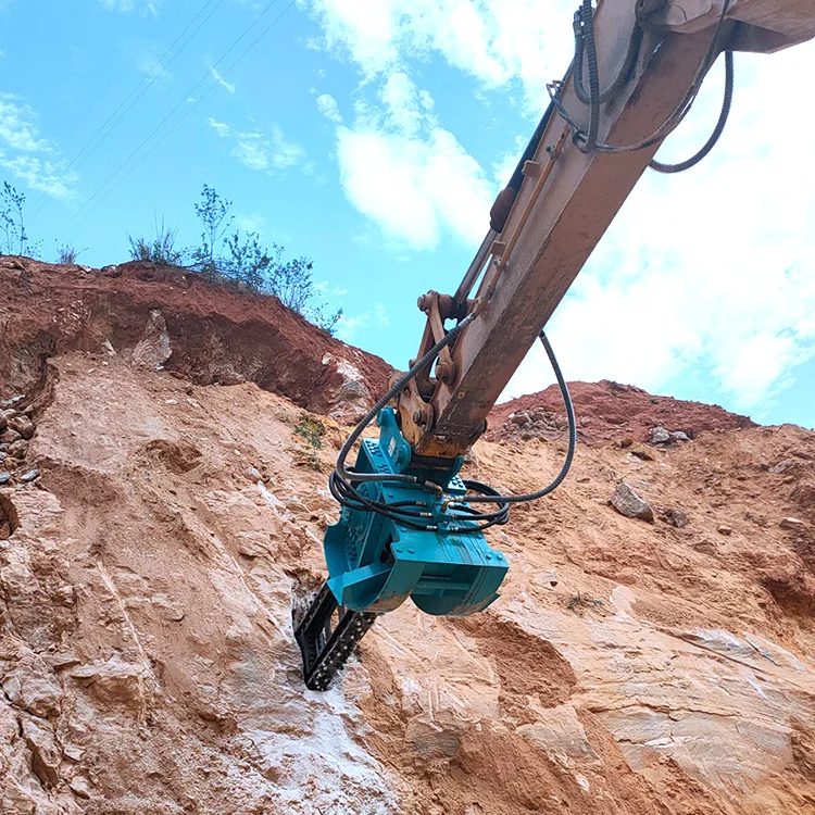 Adjustable Length Chain Saw Cutter Trench Cutter for Excavator