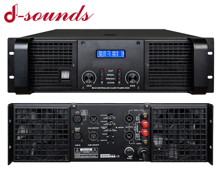 Class Td Power Amplifier High Power Amplifier 3u For Sub Woofer Sound