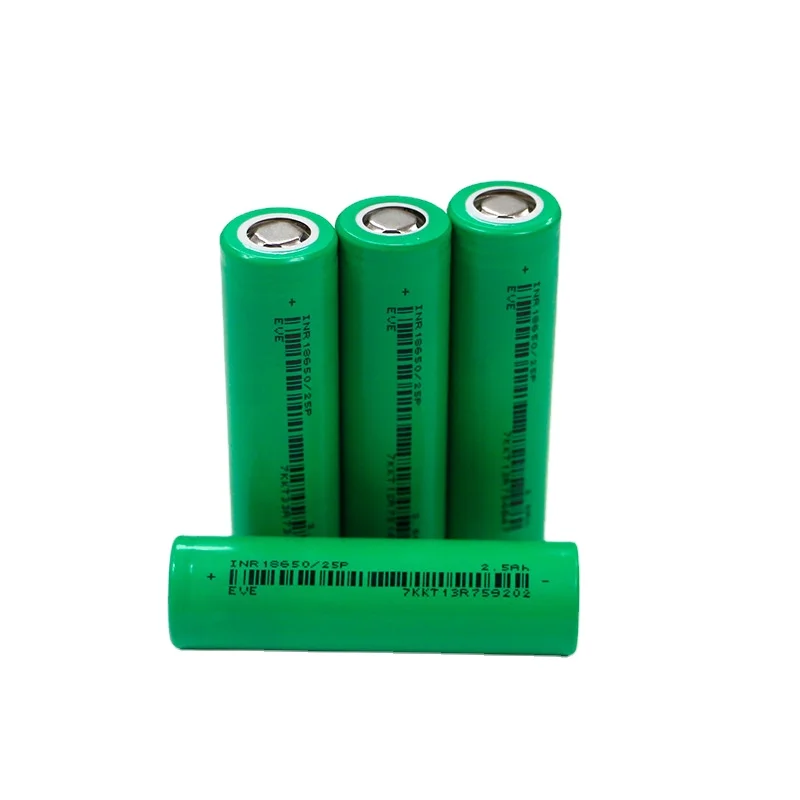 High Performance Eve Battery Cells 18650 2500 Mah Cylindrical Electric ...