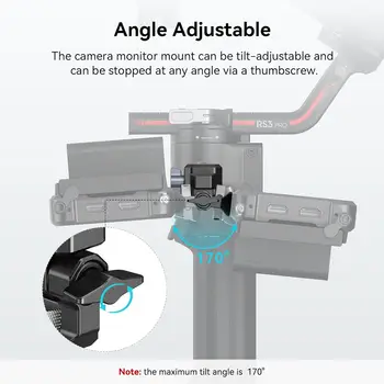 SMALL RIG Adjustable Camera Monitor Mount With Quick Release NATO Clamp Camera Mounts & Clamps 3026B detail image