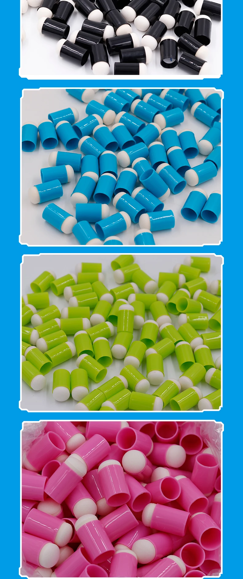 Custom Color Crafts Round Diy Sponge Finger Painting Sponge Daubers For