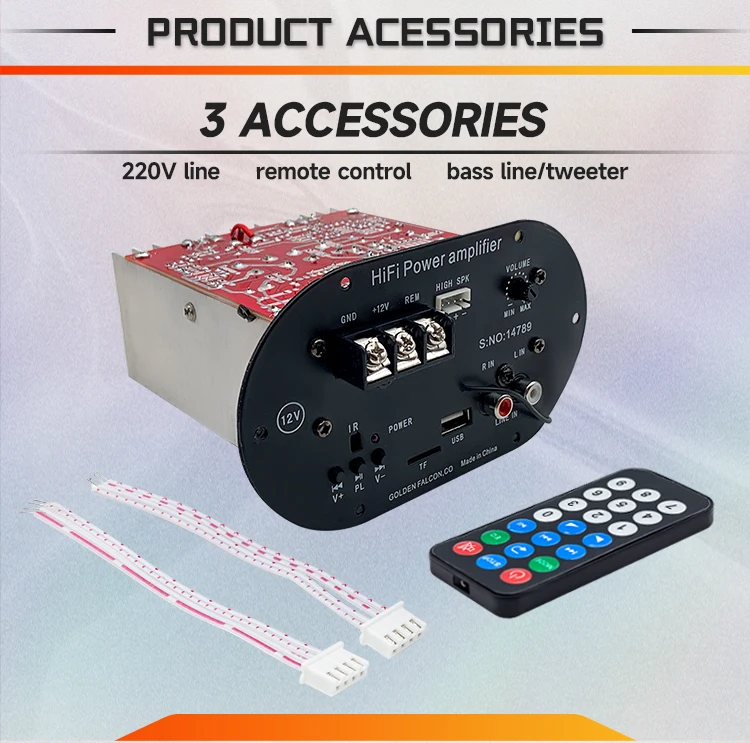 12v Subwoofer Hifi Bass Power Amp Usb Tf Bt Car High Power Bass Amplifier Board Buy 12v Car