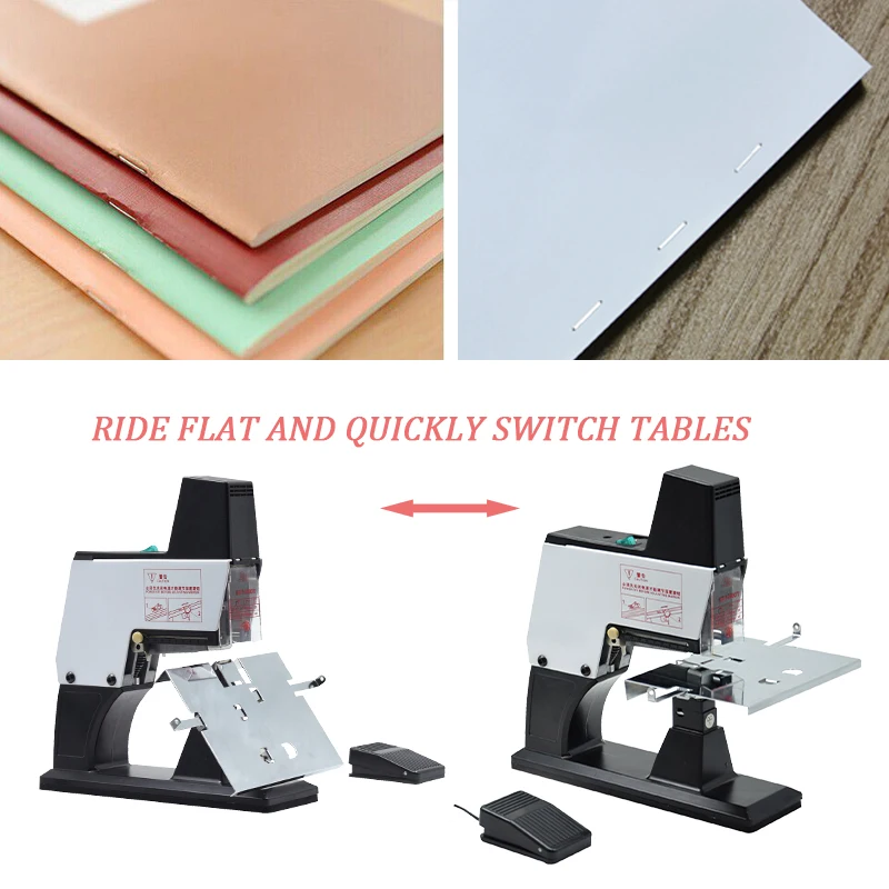 Factory Book Binding Stapler Machine ST-1000T Office Metal Book Binding Electric Paper Stapler