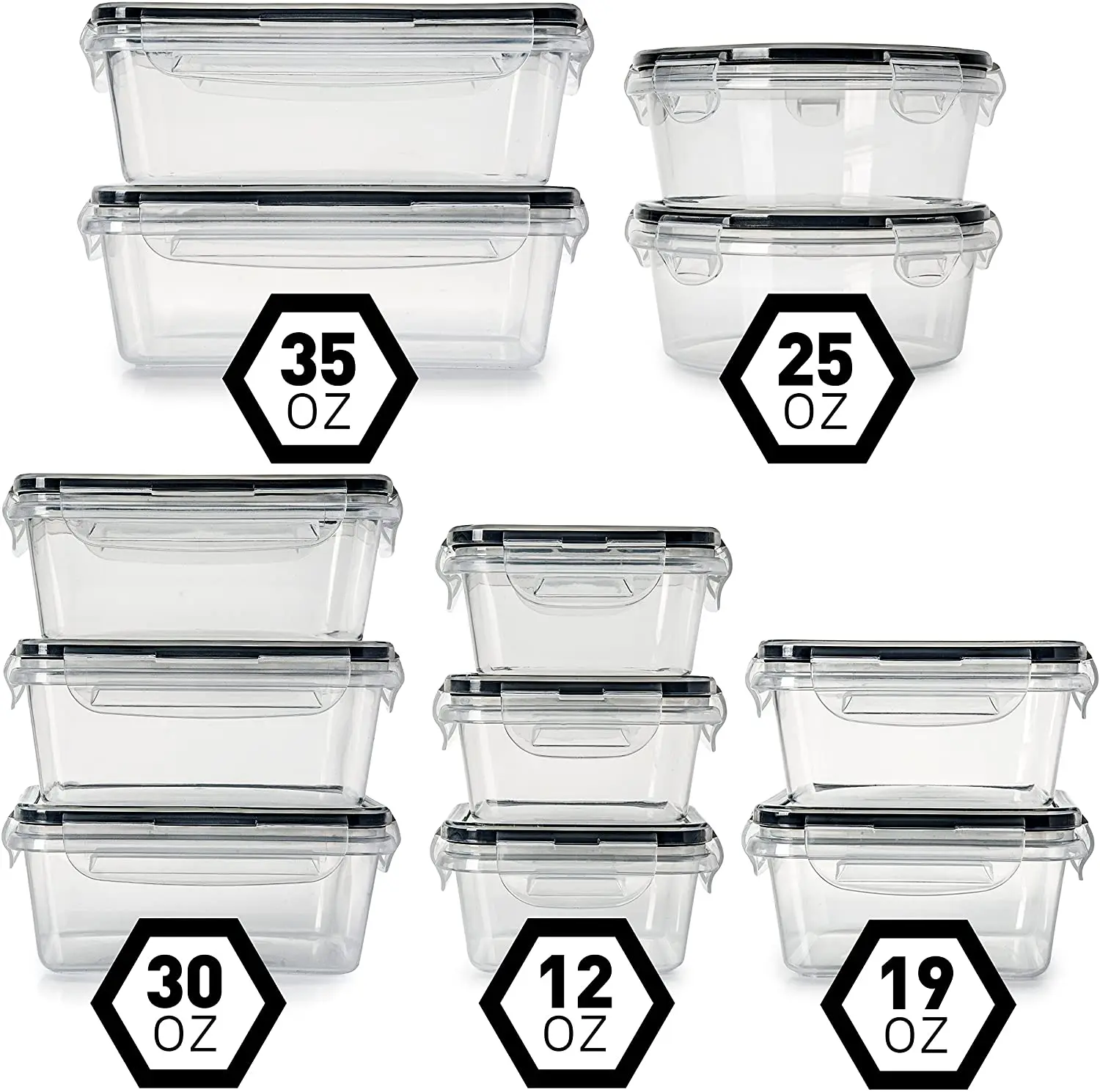 Airtight Food Storage Containers – 24 Pack BPA Free NEW IN B - Nex-Tech  Classifieds