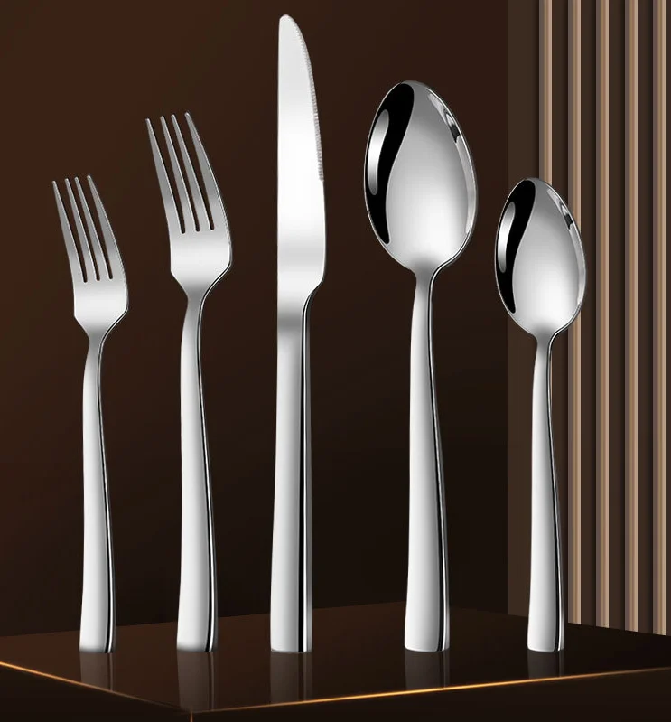 Manufacturer Wholesale Stainless Steel Cutlery Heavy Simple Thickened