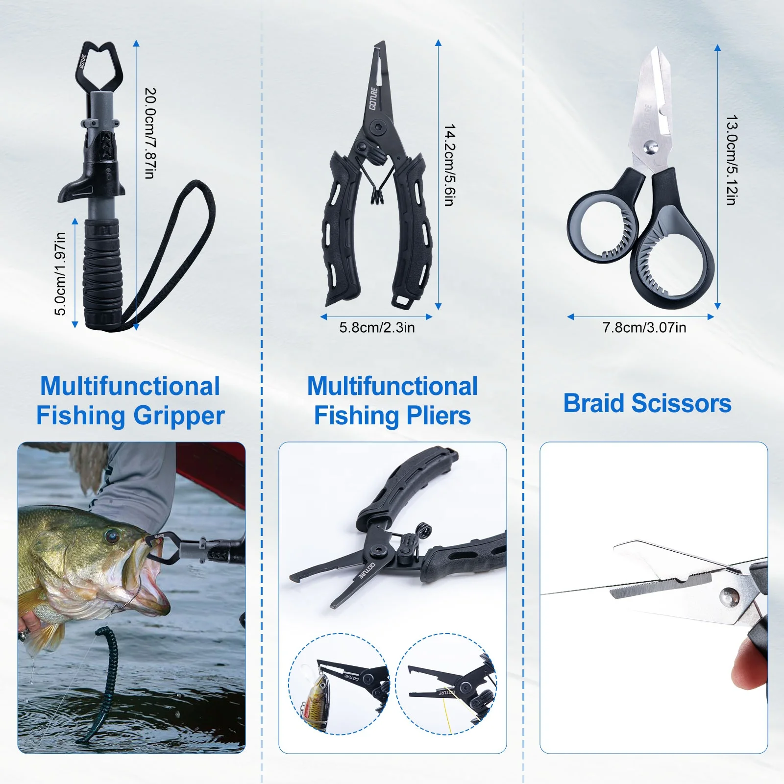 Goture Fishing Rod And Reel Combos-1.8M Telescopic Fishing