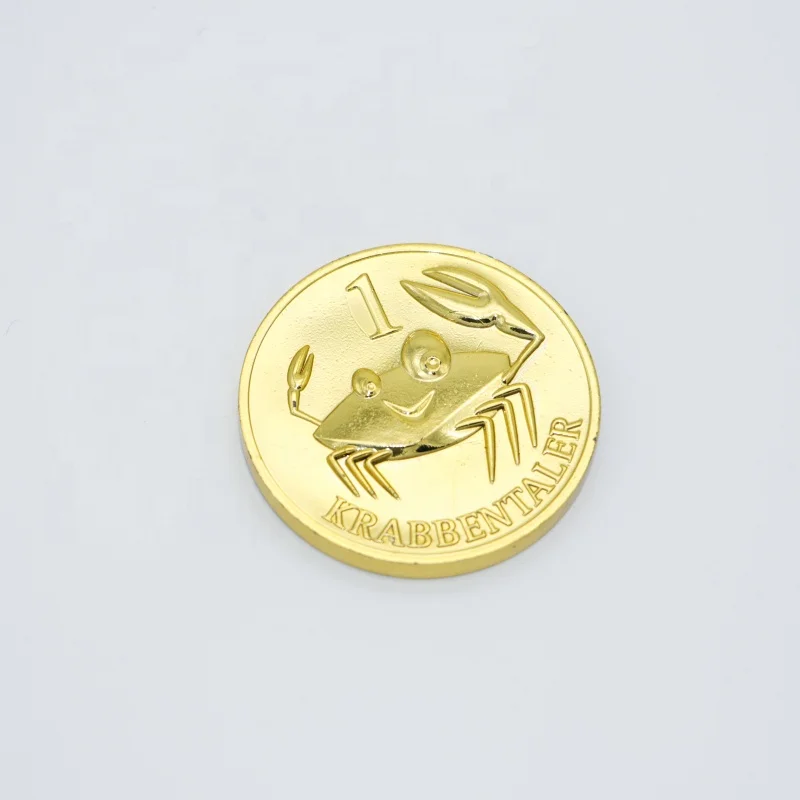 Logo Custom Color Printed Plastic Game Coins Tokens Plastic Trolly Coins
