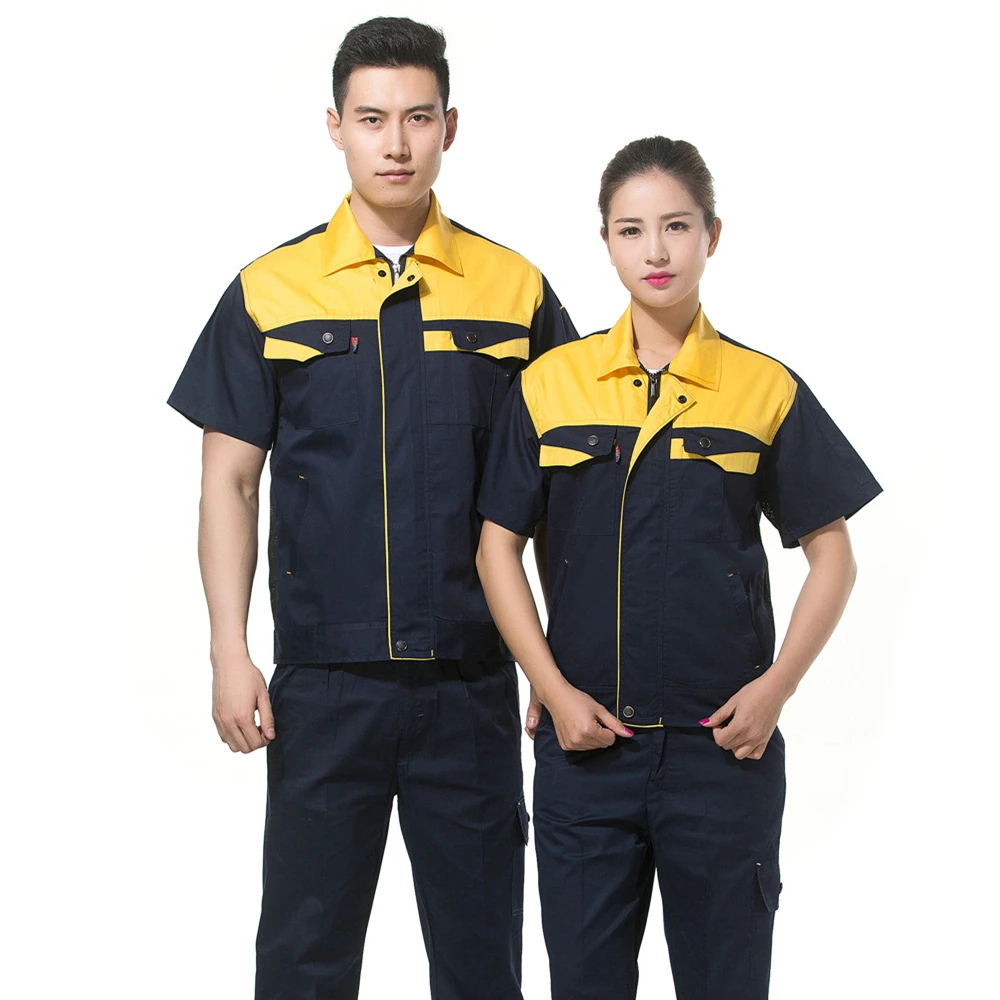 Factory Direct Professional Driver Uniform Custom logo Work Clothing for Workers Laborers 4S Shops Overall