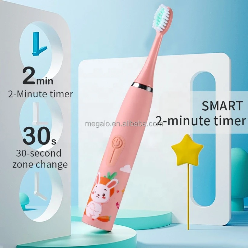 Electric Toothbrush Rechargeable Cartoon Smart Children Toothbrushes