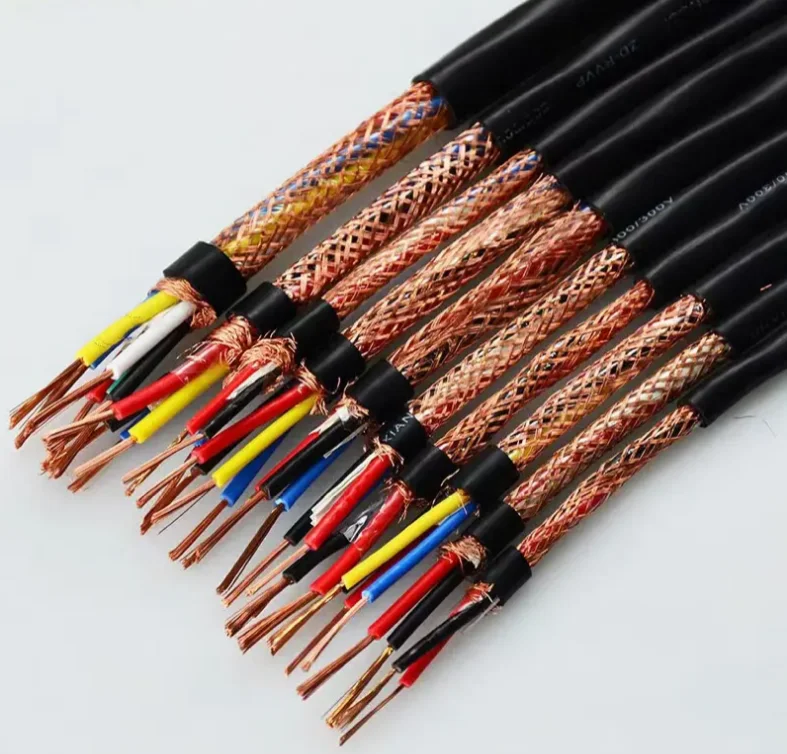 Factory outlet AC KVV32 KVV22 PVC Insulation PVC sheath copper conductor copper wire shielding control cable for signal control