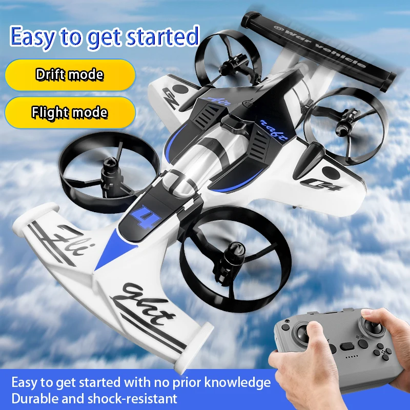 2.4G RC Aircraft Toy Dron Air-Ground Flying Car & Quadcopter