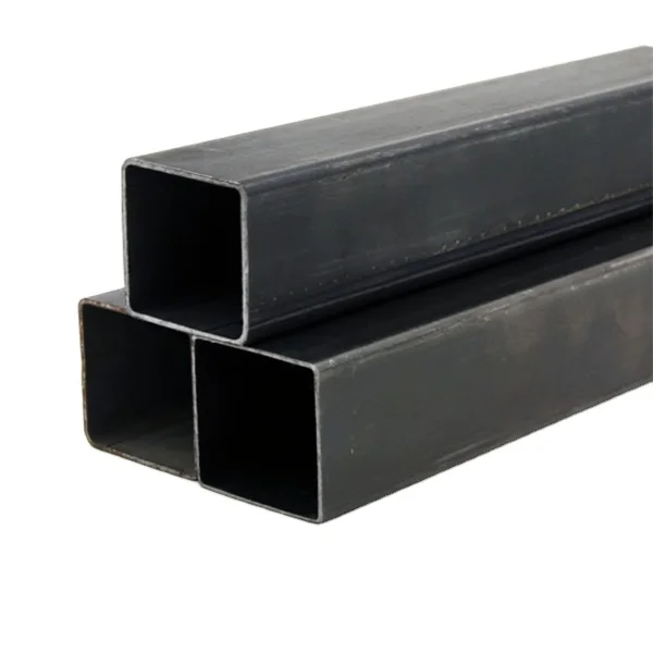 MS ERW Hollow Section square Rectangle Round Pipe Hollow Iron Pipe Welded Black Steel square Metal Tube Pipe