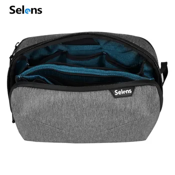 Selens  Electronics Cable Organizer Pouch Travel Case Waterproof Accessories Storage Bag Gadgets for Card Cable Cord Charger USB