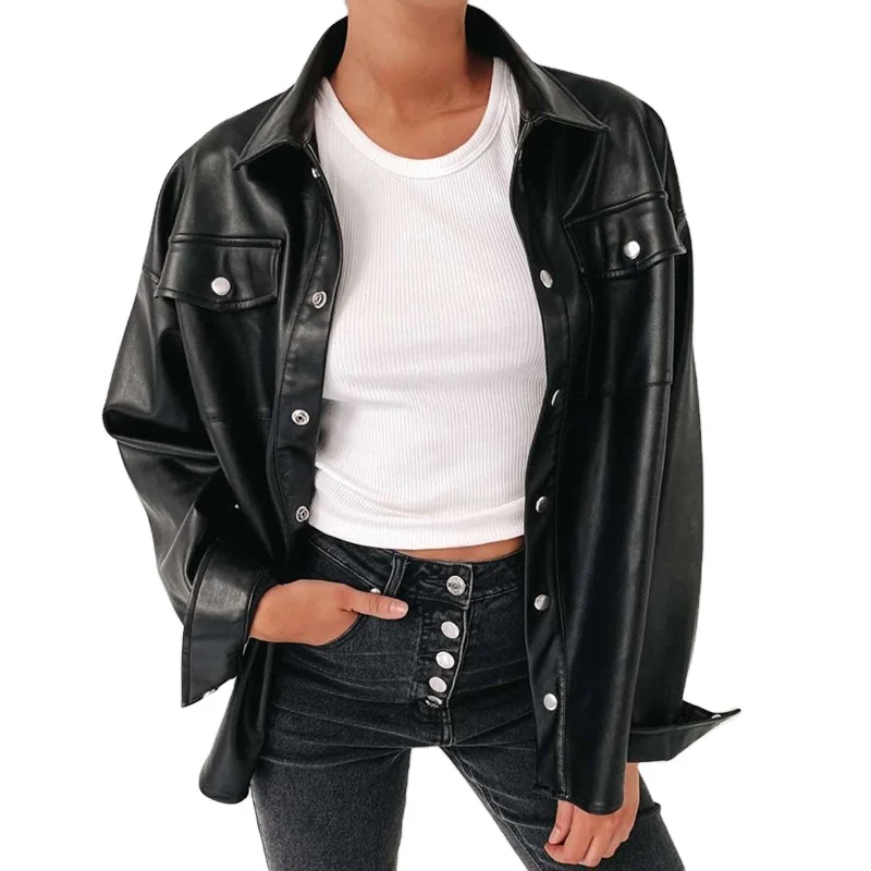 affordable black leather jacket