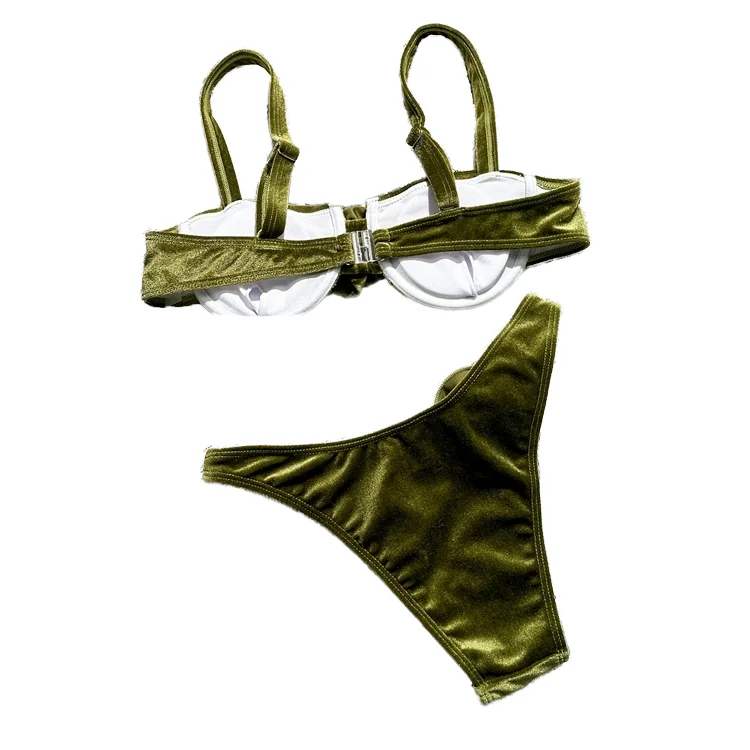 2025 New Sexy Swimsuit Europe and the United States 3D Three-dimensional Flower Bikini Ladies Swimsuit Wholesale