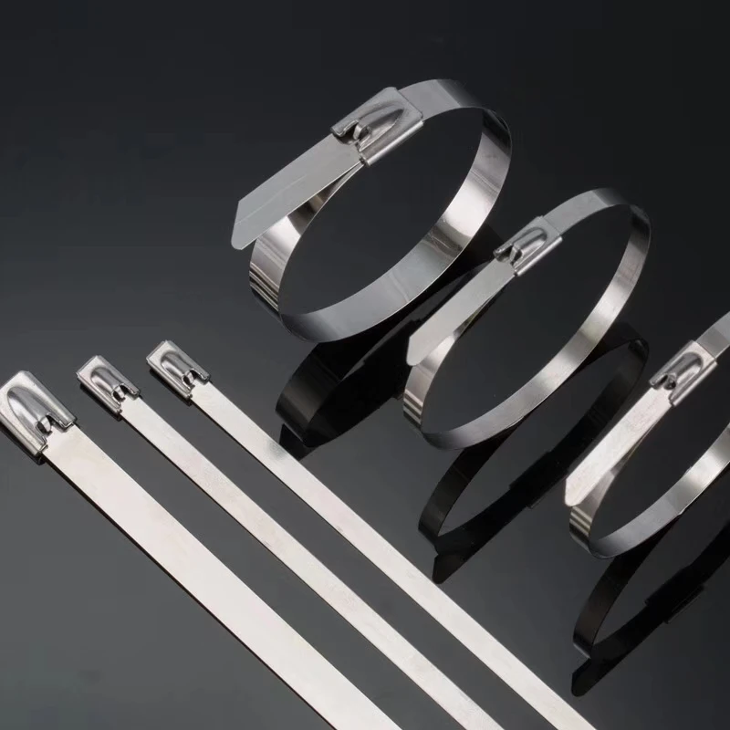 Metal Ball Lock Self-Locking Cable Tie supplier