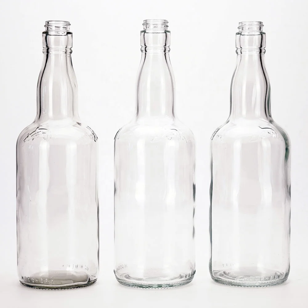 Vista Factory Product 70cl 700ml Empty Long Neck Glass Bottle for Alcohol Spirit Liquor Whisky Rum With Twist Off Lid