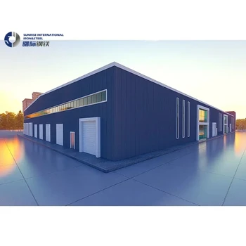 Customized prefabricated steel structure building low cost office factory workshop warehouse steel building