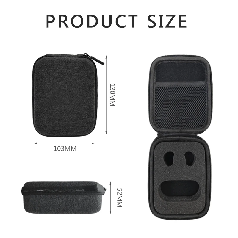 Custom Logo Waterproof EVA Earphone Case Travel Shockproof Earphone Carry Case EVA Earbuds Bag supplier